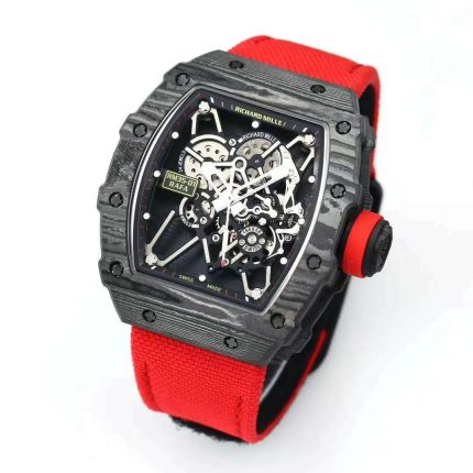 Best Swiss Super Clone Richard Mille RM 35-01 Rafael Nadal Watch – Carbon Fiber Case image 2