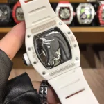 Richard Mille RM 52-02 White Horse Tourbillon Swiss Movement Super Clone image 5