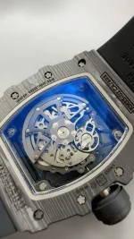 UMI Richard Mille Super Clone RM 35-02 Rafael Nadal Carbon TPT Black Strap RMAL1 Automatic Movement image 12