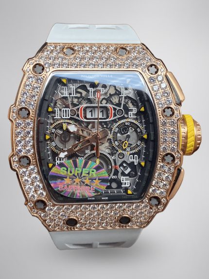 Richard Mille RM 11-03 Super Clone Watch For Men – Swiss Movement, Diamond-Set Bezel, Luxury Timepiece image 1