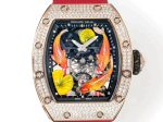 Super Clone RICHARD MILLE RM S10 Koi Tourbillon Watch with Rose Gold Case image 9