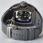 UMI Richard Mille RM 055 Bubba Watson All Grey Super Clone Skeleton Dial Ceramic Case RMUL2 Movement image 10