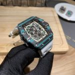 Richard Mille RM 11-03 Ultimate Edition Turquoise Quartz TPT Carbon Super Clone Flyback Chrono Super Clone 50x40mm image 4
