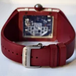 UMI Richard Mille RM 16-02 Terracotta Quartz TPT Skeleton Red Rubber Strap Super Clone Watch image 10