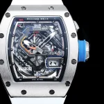 Richard Mille RM30-01 Titanium Automatic Skeleton Watch 40x50x16mm Super Clone Watch image 4