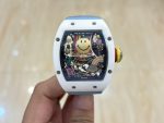 Super Clone Richard Mille RM 88 Smiley Automatic Winding Tourbillon with Blue Strap image 6