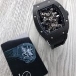 Richard Mille RM 027 Rafael Nadal Tourbillon Carbon Titanium Case Super Clone Skeleton Dial Luxury Sports Watch image 6