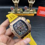 Best Super Clone Richard Mille RM 11-03 Rose Gold Flyback Chronograph image 4