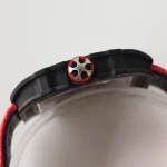 UMI Richard Mille RM 67-02 Extra Flat Italy Carbon TPT Skeleton Red Fabric Strap Super Clone Watch image 7