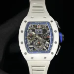 Super Clone Richard Mille RM 11-02 White Ceramic 7750 Movement Chronograph Super Clone image 2