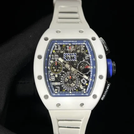 Super Clone Richard Mille RM 11-02 White Ceramic 7750 Movement Chronograph Super Clone image 2