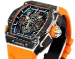 Super Clone Richard Mille RM 65-01 McLaren W1 Automatic Chronograph Super Clone Watch – Orange image 6