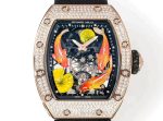 Super Clone Richard Mille RM S10 Koi Tourbillon Watch - Rose Gold & Diamond image 2
