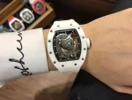 Richard Mille RM 52-02 White Horse Tourbillon Swiss Movement Super Clone image 10