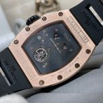 Swiss Richard Mille RM 51-01 Super Clone Tiger And Dragon Michelle Yeoh Watch with Diamond Bezel And Black Rubber Strap image 9
