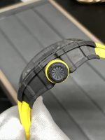 Swiss Super Clone Richard Mille RM 35-02 Watch For Men – Skeleton Dial, Yellow Rubber Strap, Luxury Sport Design image 8