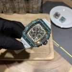 Richard Mille RM 11-03 Ultimate Edition Turquoise Quartz TPT Carbon Super Clone Flyback Chrono Super Clone 50x40mm image 7