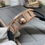 Swiss Richard Mille RM 51-01 Super Clone Tiger And Dragon Michelle Yeoh Watch with Diamond Bezel And Black Rubber Strap image 8