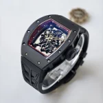 UMI Richard Mille RM 055 Bubba Watson Best Super Clone with Black Ceramic Case Red Flange RMUL2 Movement image 4
