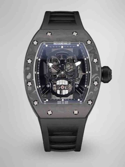 Richard Mille RM52-01 Super Clone Skull Tourbillon Carbon Fiber Camouflage image 1