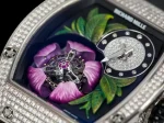 Richard Mille RM 19-02 Super Clone, Diamond-Set Case 3D Flower Skeleton Dial Luxury Ladies Automatic Wristwatch image 4