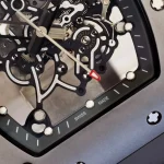 Super Clone Richard Mille RM 055 Bubba Watson Super Clone Watch – Titanium Full Grey Edition image 4