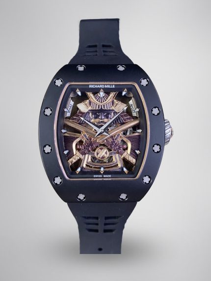 Best Swiss RM47 Black Samurai Tourbillon Super Clone Watch image 1