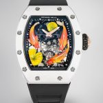 Super Clone Richard Mille RM S10 Koi Tourbillon Watch with Black Rubber Strap image 1