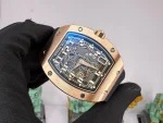Best Super Clone Richard Mille RM 67-01 Ultra Thin Automatic 7.75mm Titanium Skeleton Watch image 14