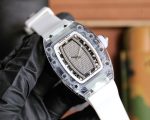 Super Clone Richard Mille RM 07-02 Super Clone Diamond Pavé Dial Sapphire Crystal Case Women's Watch image 4