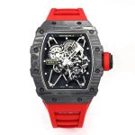 Richard Mille RM 35-01 Super Clone Swiss Clone with Carbon Case and Red Strap image 2