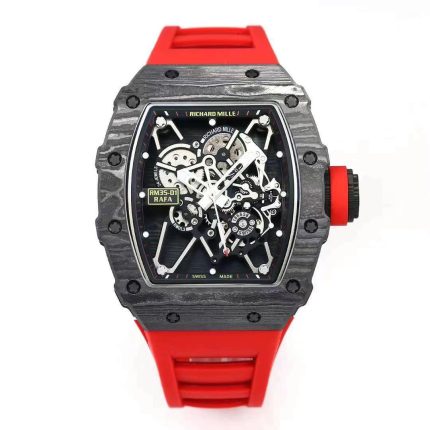 Richard Mille RM 35-01 Super Clone Swiss Clone with Carbon Case and Red Strap image 2