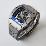 UMI Richard Mille RM 055 Bubba Watson All Grey Super Clone Skeleton Dial Ceramic Case RMUL2 Movement image 4
