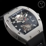 Super Clone Richard Mille RM001 Super Clone Tourbillon – Best Titanium Skeleton Watch image 3
