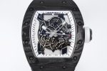 Swiss RM 055 Bubba Watson White Legend Tourbillon Skeleton 49mm NTPT Carbon Watch image 2