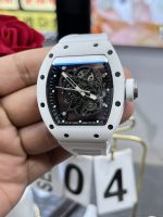 Richard Mille RM055 BBR White Ceramic Skeleton Swiss Super Clone Sports Watch, Super Clone image 3