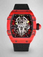 Swiss Super Clone Richard Mille RM27-03 41mm Red Matador Skeleton Dial Carbon Fiber Case image 1