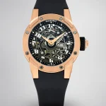 Best Super Clone Richard Mille RM 63-01 Dizzy Round Skeleton Dial Automatic Watch Big-Date Rose Gold Case image 1