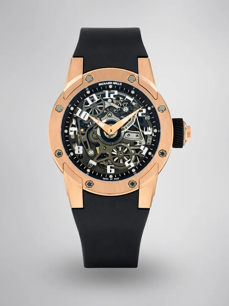 Best Super Clone Richard Mille RM 63-01 Dizzy Round Skeleton Dial Automatic Watch Big-Date Rose Gold Case image 1 Best Super Clone Richard Mille RM 63-01 Dizzy Round Skeleton Dial Automatic Watch Big-Date Rose Gold Case image 1