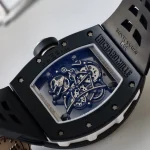 UMI Richard Mille RM055 Bubba Watson Super Clone RMUL2 Skeleton Dial Black Ceramic Titanium Luxury Watch image 9