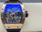 Super Clone Richard Mille RM035 Americas Rose Gold Super Clone Luxury Skeleton Sports Watch image 2