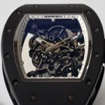 UMI Richard Mille RM 055 Bubba Watson Black Ceramic White Flange Super Clone Watch image 6