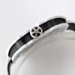 UMI RM 67-02 White Quartz TPT Carbon Case White Fabric Strap Skeleton Super Clone Watch image 7