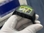 Super Clone Richard Mille RM 61-01 Yohan Blake Super Clone RMUL2 Skeleton Manual Wind Watch Black Rubber Strap image 6