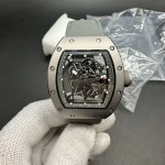 Richard Mille RM055 Bubba Watson Super Clone Titanium Skeleton Dial Gray Nylon Strap image 3