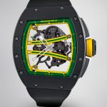 Super Clone Richard Mille RM 61-01 Yohan Blake Super Clone RMUL2 Skeleton Manual Wind Watch Black Rubber Strap image 1