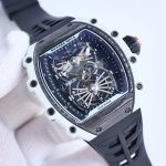 Super Clone Richard Mille RM21-02 Watch – Swiss Skeleton Tourbillon, Carbon Case, Sport Style image 3