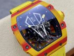 Super Clone Richard Mille RM27-03 Rafael Nadal Tourbillon Swiss Movement Carbon Fiber Watch image 4