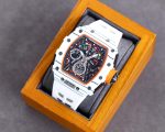 Super Clone Richard Mille RM50-03 Super Clone Chronograph Mechanical Watch - White Carbon Fiber Case image 6