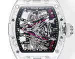 Super Clone RM 38-02 Crystal Pink Skeleton Tourbillon Swiss Movement Quality image 4